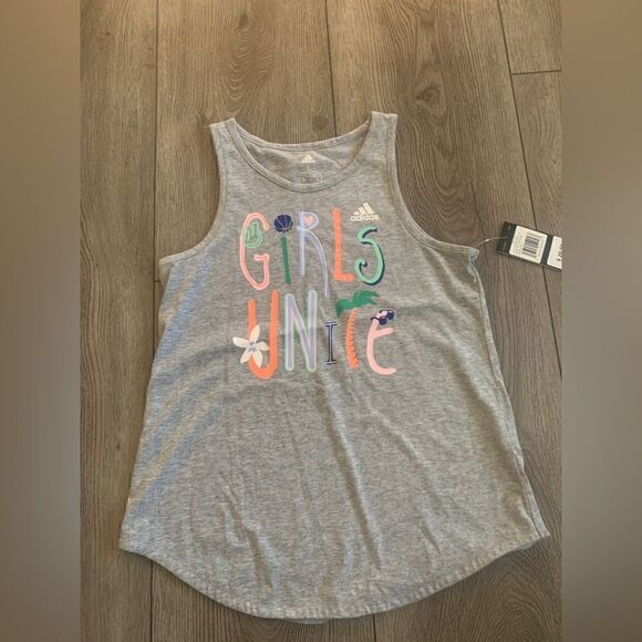 Adidas girls unite graphic tank top - Picture 2 of 4